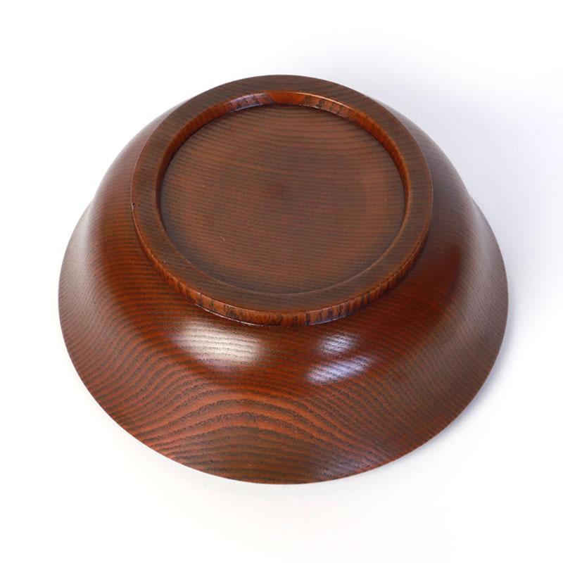 みよし漆器本舗 木製 多用鉢 渕太 20.5cm 漆塗り 盛り鉢 皿 多用椀