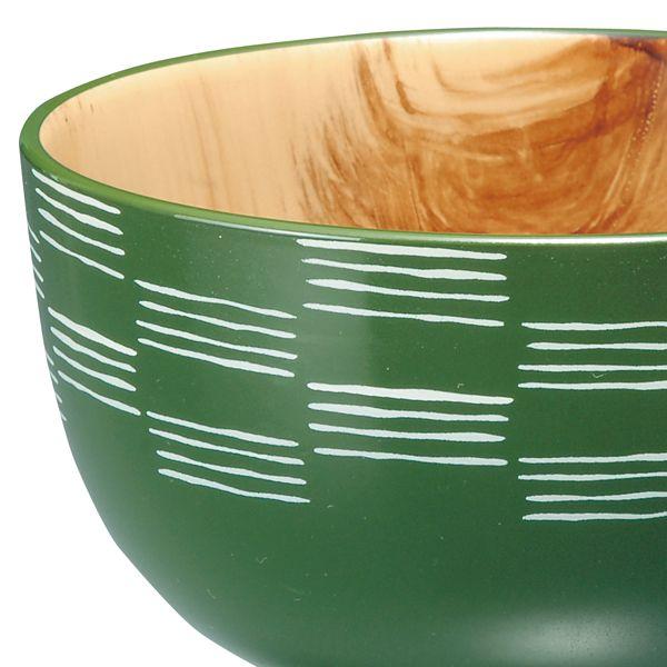 みよし漆器本舗 紀州塗り お椀 お碗 3.8寸 緑 やすらぎ椀 内白木