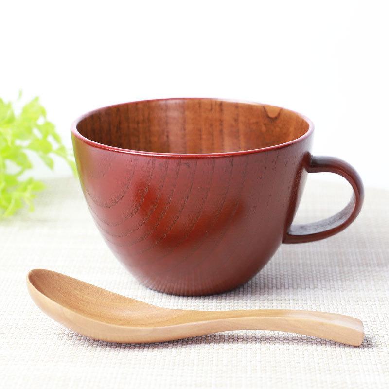 みよし漆器本舗 天然木製 スープカップ スープボウル 大きい 汁椀