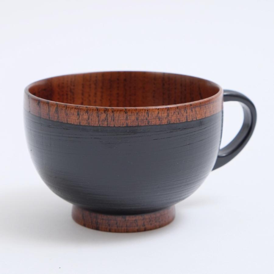 みよし漆器本舗 天然木製 お椀 お碗 スープカップ スープボウル カスミ