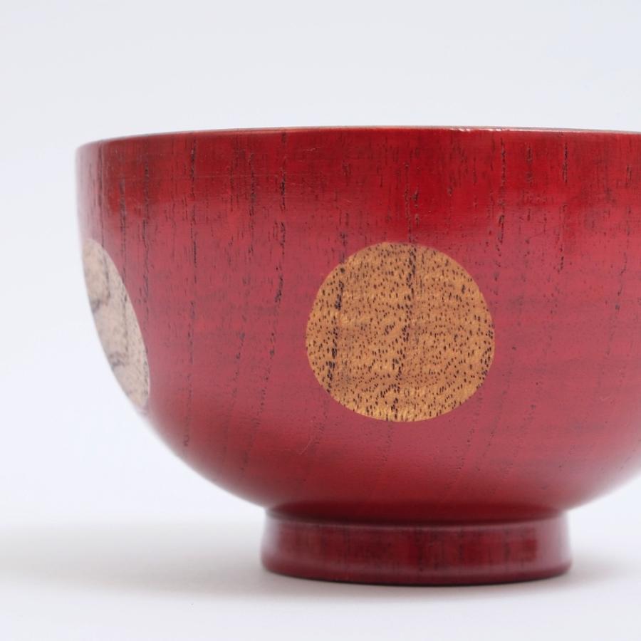 赤色 漆器 丸型椀 輪島塗 お椀 アキュラホーム 輪島漆器 赤色 丸型椀 箱付き <0324z食器
