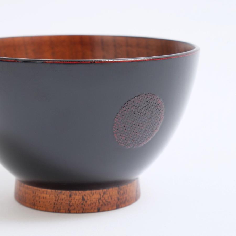 一寸坊師おわんの外 ラーメン どんぶり 食器 お椀 木製 日本製 大きめ 丼 黒 おわん 漆