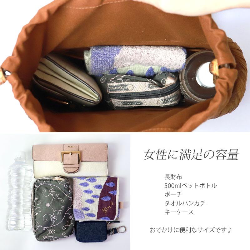 みよし漆器本舗 50%OFF 山葡萄 かごバッグ 1年保証付き 内布付き 山
