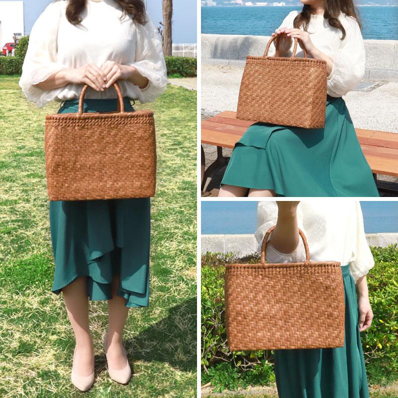 山葡萄 かごバッグ 1年保証付き 内布付き 山ぶどう やまぶどう 天然素材