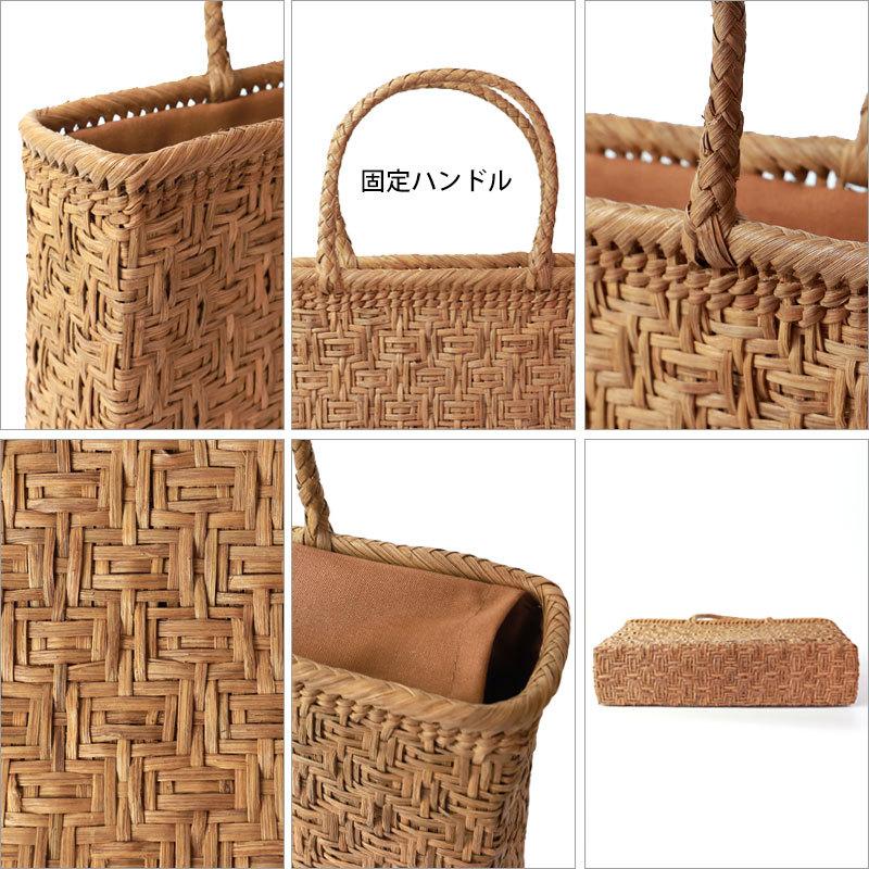 みよし漆器本舗 50％OFF 山葡萄 かごバッグ 1年保証付き 内布付き 山