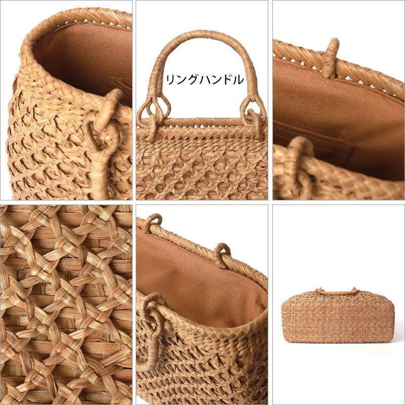 みよし漆器本舗 50%OFF 山葡萄 かごバッグ 1年保証付き 内布付き 山