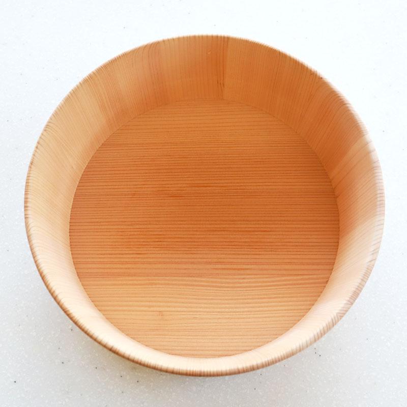 みよし漆器本舗 湯桶 風呂桶 木製 さわら 持ちやすい 浅型湯桶 薄型