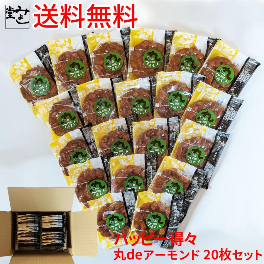 煎餅 個包装 アーモンド フロランタン 丸deアーモンド20枚セット 送料