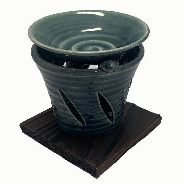 京藍彩茶香炉 電気式では出せない香り 翌日お届け 和製アロマ アロマバーナー 和風アロマ 茶葉は付属しません 902 2991 Kyouaisa 三好商店ヤフー店 通販 Yahoo ショッピング