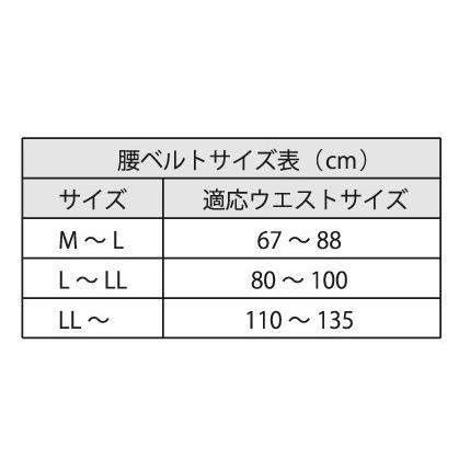 トルマリン　腰ベルト　ＬＬ〜サイズ_1