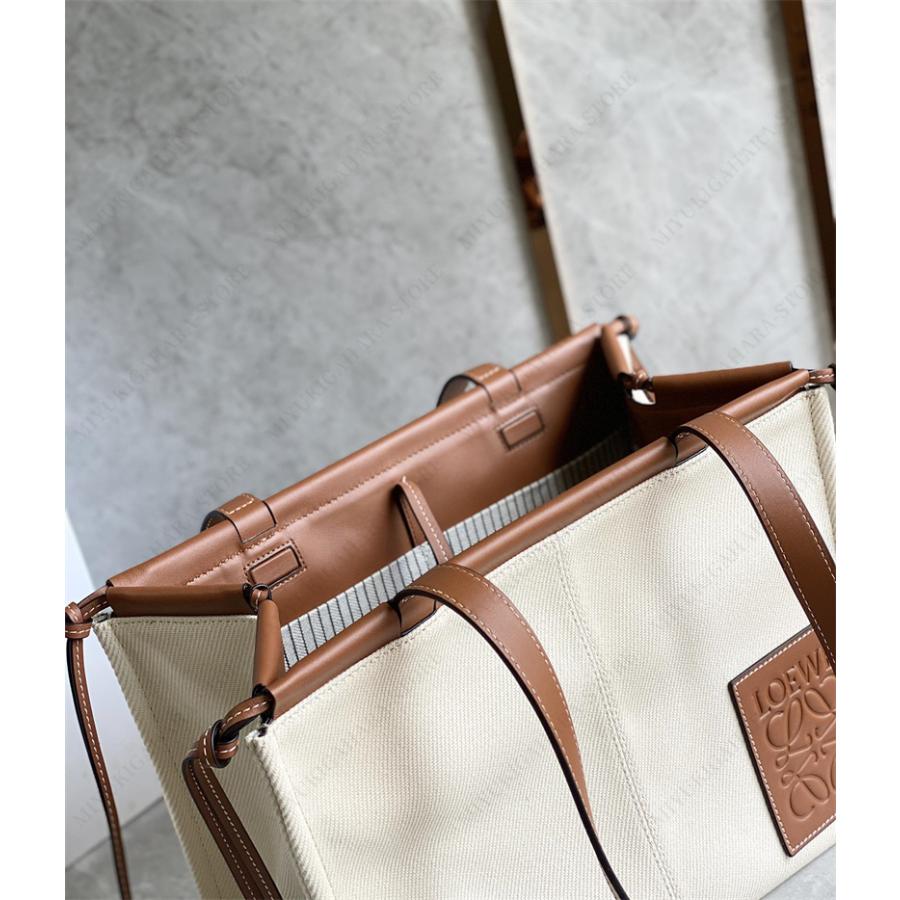 LOEWE ロエベ トートバッグ クッショントート キャンバス カーフ LOEWE ロエベ トートバッグ クッショントート キャンバス カーフ