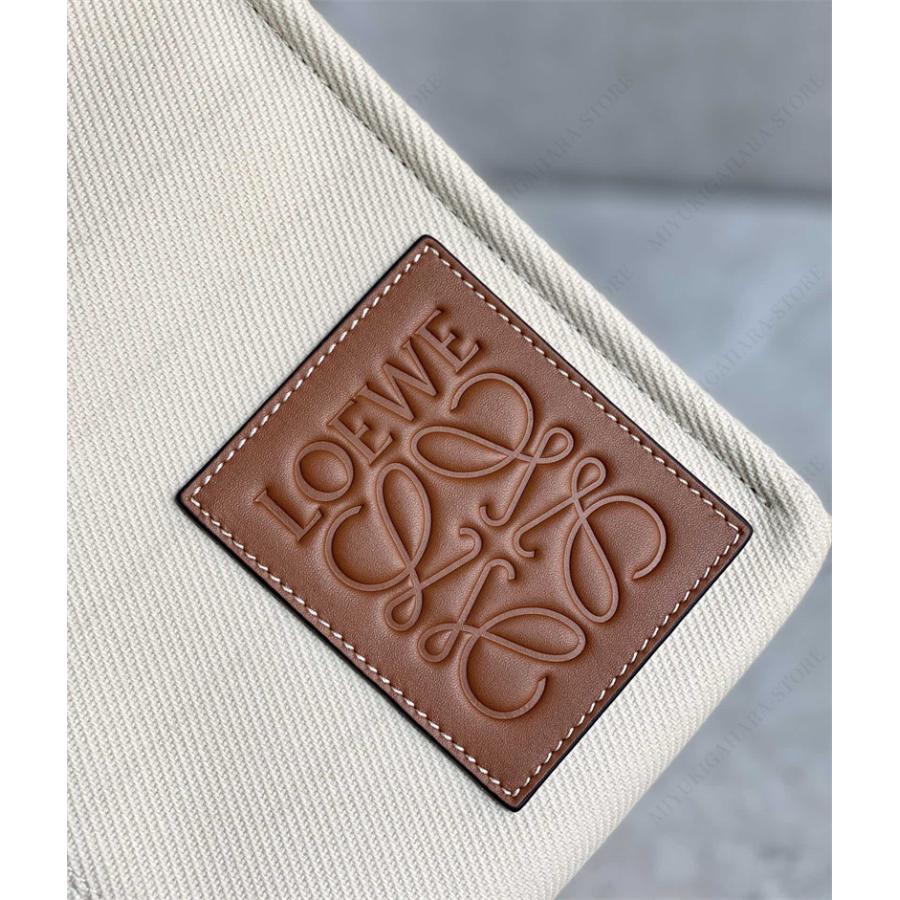 LOEWE ロエベ トートバッグ クッショントート キャンバス カーフ LOEWE ロエベ トートバッグ クッショントート キャンバス カーフ