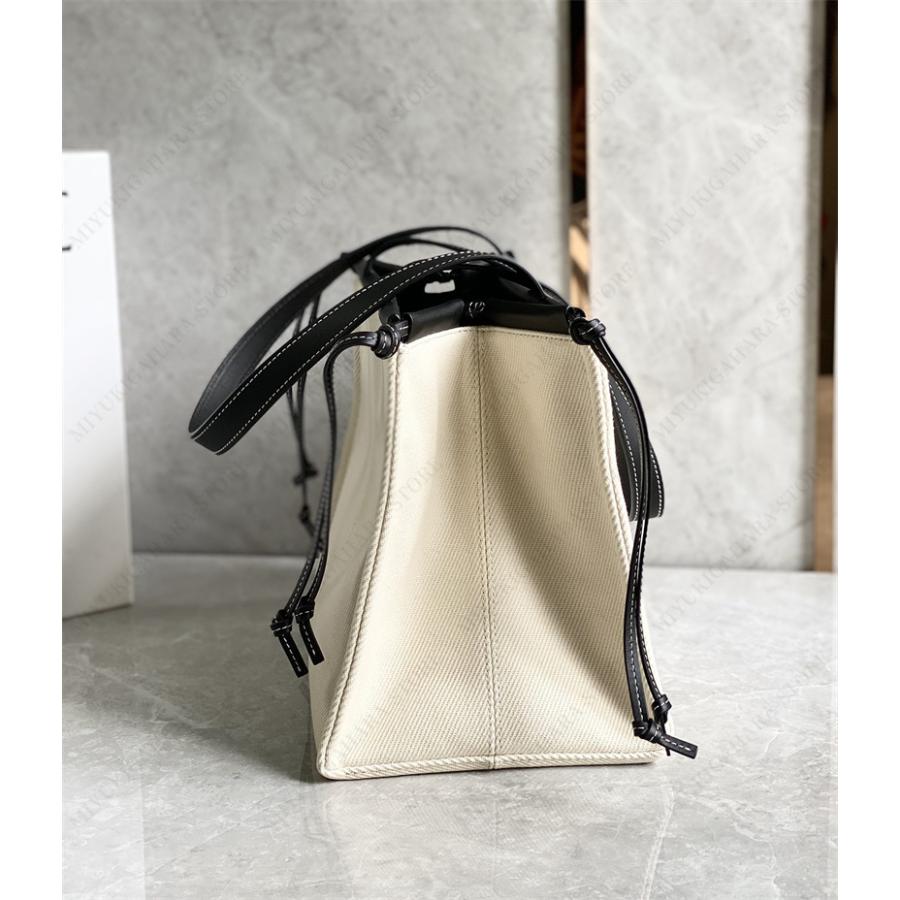 LOEWE ロエベ トートバッグ クッショントート キャンバス カーフ LOEWE ロエベ トートバッグ クッショントート キャンバス カーフ
