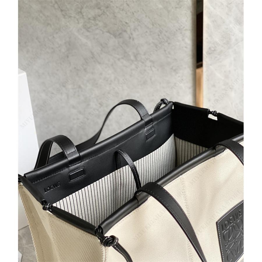 LOEWE ロエベ トートバッグ クッショントート キャンバス カーフ LOEWE ロエベ トートバッグ クッショントート キャンバス カーフ