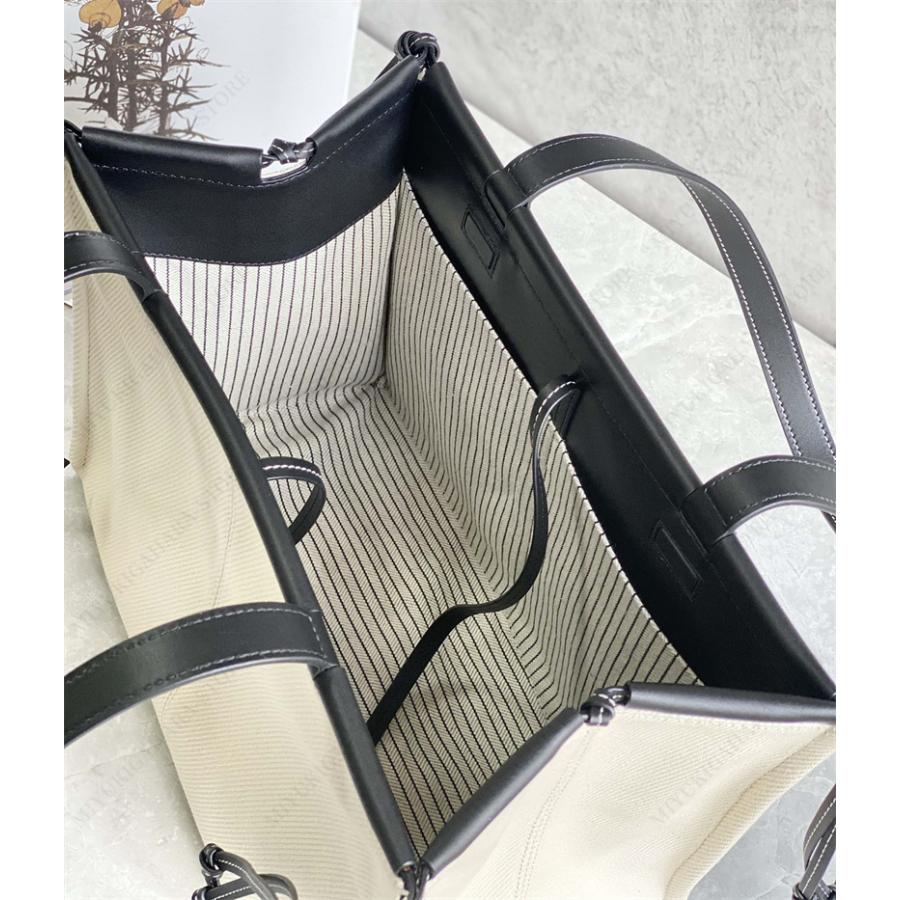 LOEWE ロエベ トートバッグ クッショントート キャンバス カーフ LOEWE ロエベ トートバッグ クッショントート キャンバス カーフ