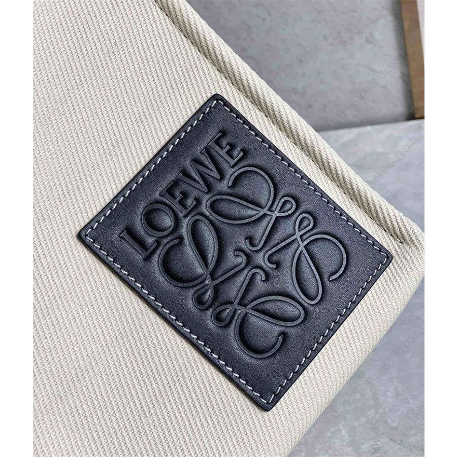 LOEWE ロエベ トートバッグ クッショントート キャンバス カーフ LOEWE ロエベ トートバッグ クッショントート キャンバス カーフ