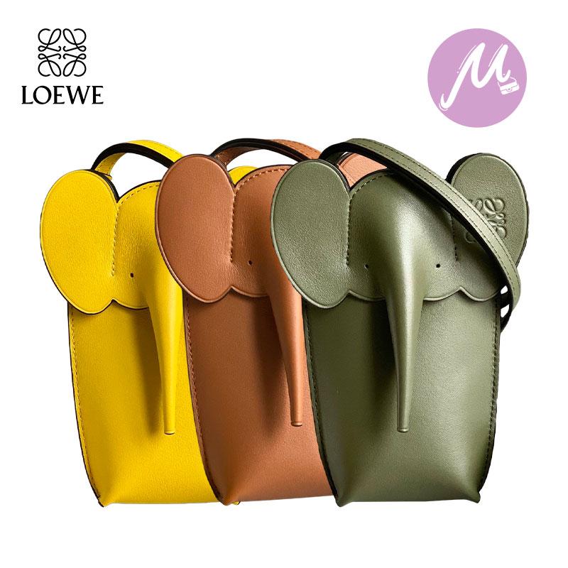 LOEWE ロエベ loewe ショルダーバッグ エレファント ポケット Elephant Pocket カーフスキン ショルダー バッグ