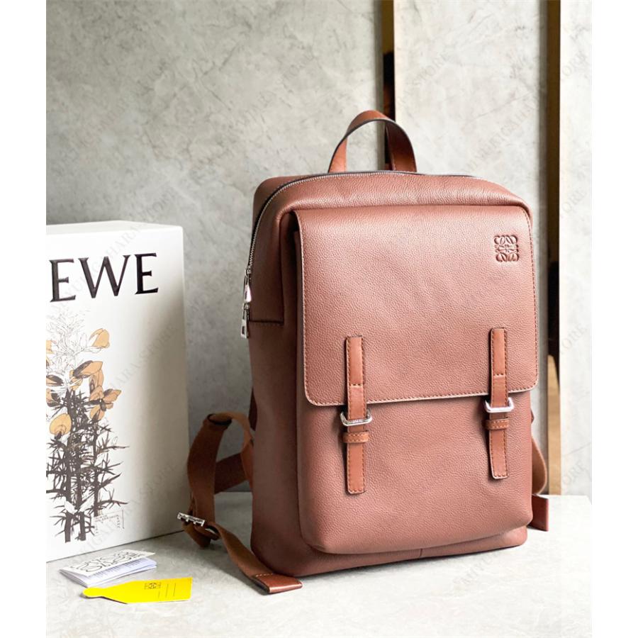 LOEWE ロエベ loewe リュック メンズバッグ リュックサック military backpack ミリタリー バックパック 送料無料 新品  ブラウン メンズ バッグ ファッション