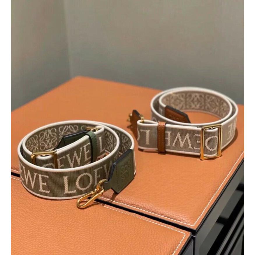LOEWE ロエベ ストラップ loewe レザー Anagram leather-trimmed LOEWE ロエベ ストラップ loewe レザー Anagram leather-trimmed