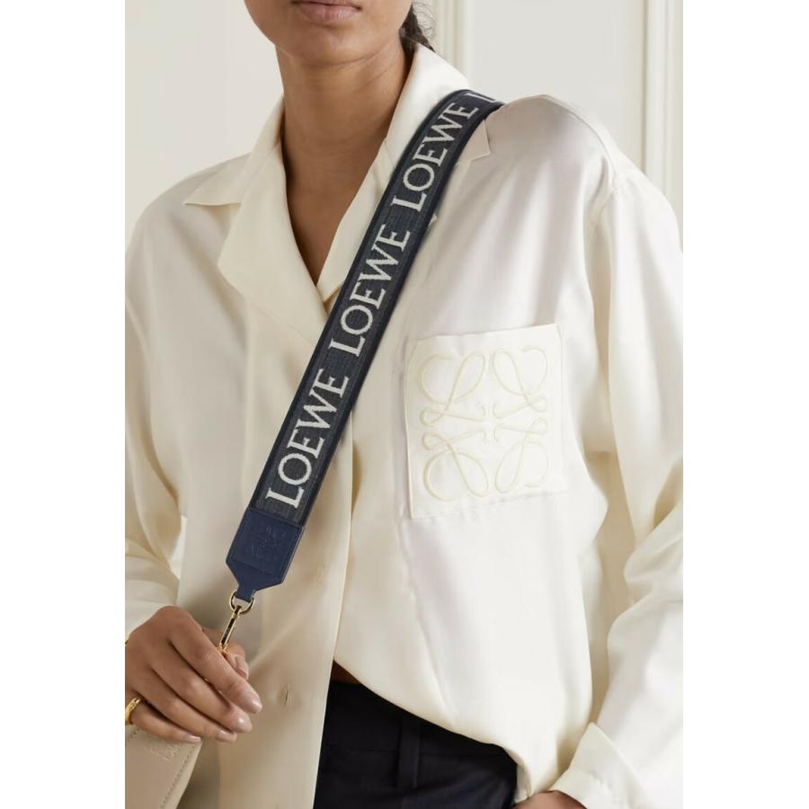 LOEWE ロエベ ストラップ loewe レザー Anagram leather-trimmed LOEWE ロエベ ストラップ loewe レザー Anagram leather-trimmed
