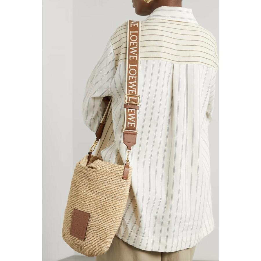 LOEWE ロエベ ストラップ loewe レザー Anagram leather-trimmed LOEWE ロエベ ストラップ loewe レザー Anagram leather-trimmed