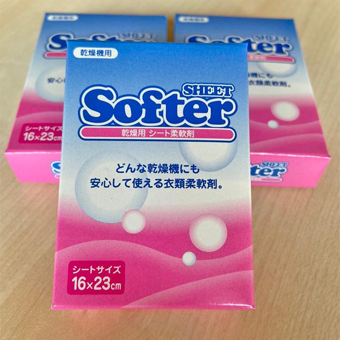 Softer SHEET 乾燥機用柔軟剤 香り付 1箱2枚入 300個入 : Miyuki shop