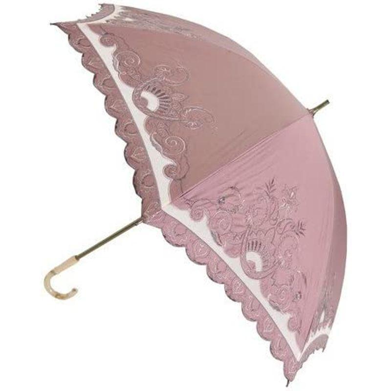 お取引 SHIBATAシバタ 晴雨兼用傘 レディース 日傘 雨傘 中棒スライドショート傘 綿サテン オーガンジー付 クロ