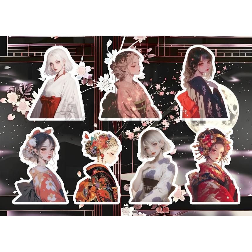 コラージュシート 素材紙 a4デザインペーパー 人物 女の子 Ape様 kayo