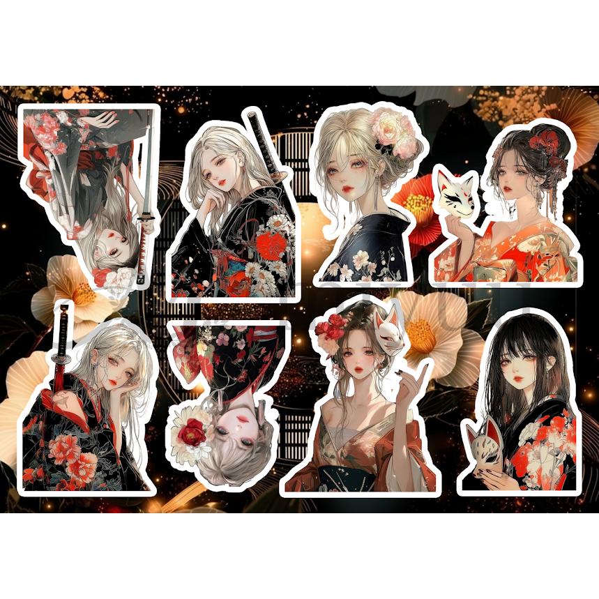 素材紙 a4デザインペーパー コラージュシート 人物 女の子 デザイン