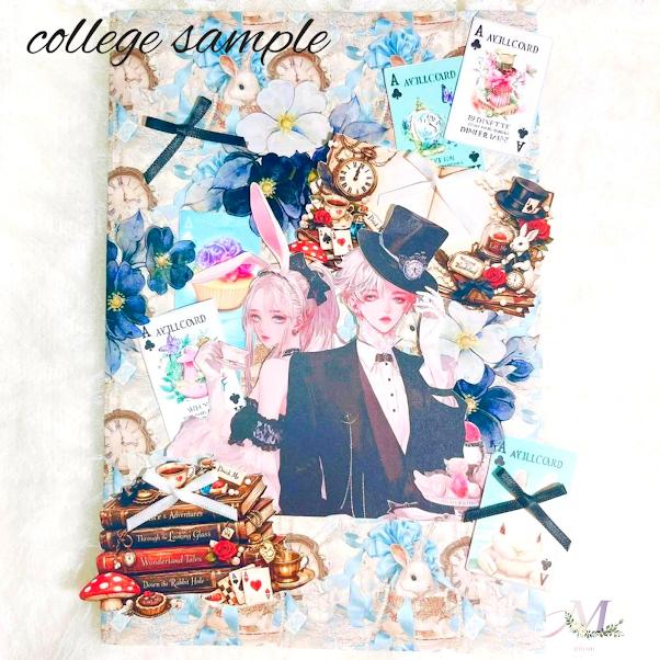 デザインペーパー a4 ラッピングペーパー かわいい アリス A4