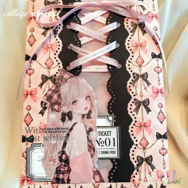 コラージュシール人物 シールセット 女の子 大容量 女の子ステッカー