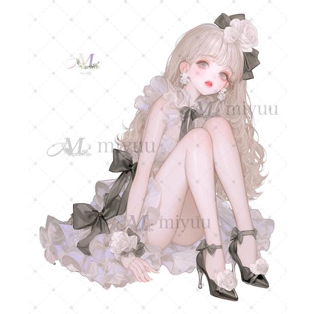 シールセット女の子 かわいい 女の子ステッカー コラージュ素材 女の子 