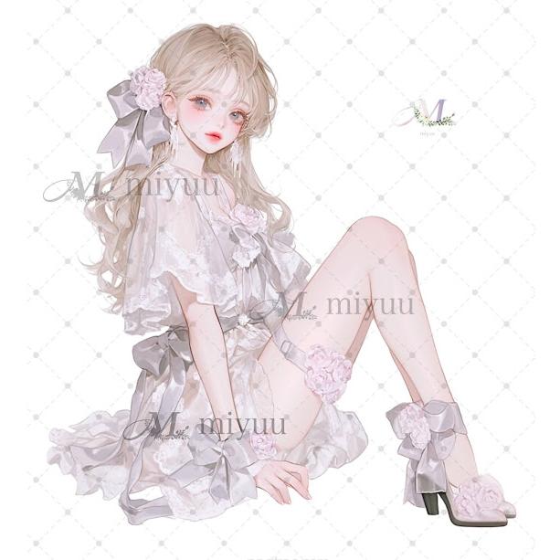 シールセット女の子 かわいい 女の子ステッカー コラージュ素材 女の子