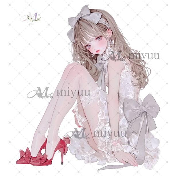 シールセット女の子 かわいい 女の子ステッカー コラージュ素材 女の子