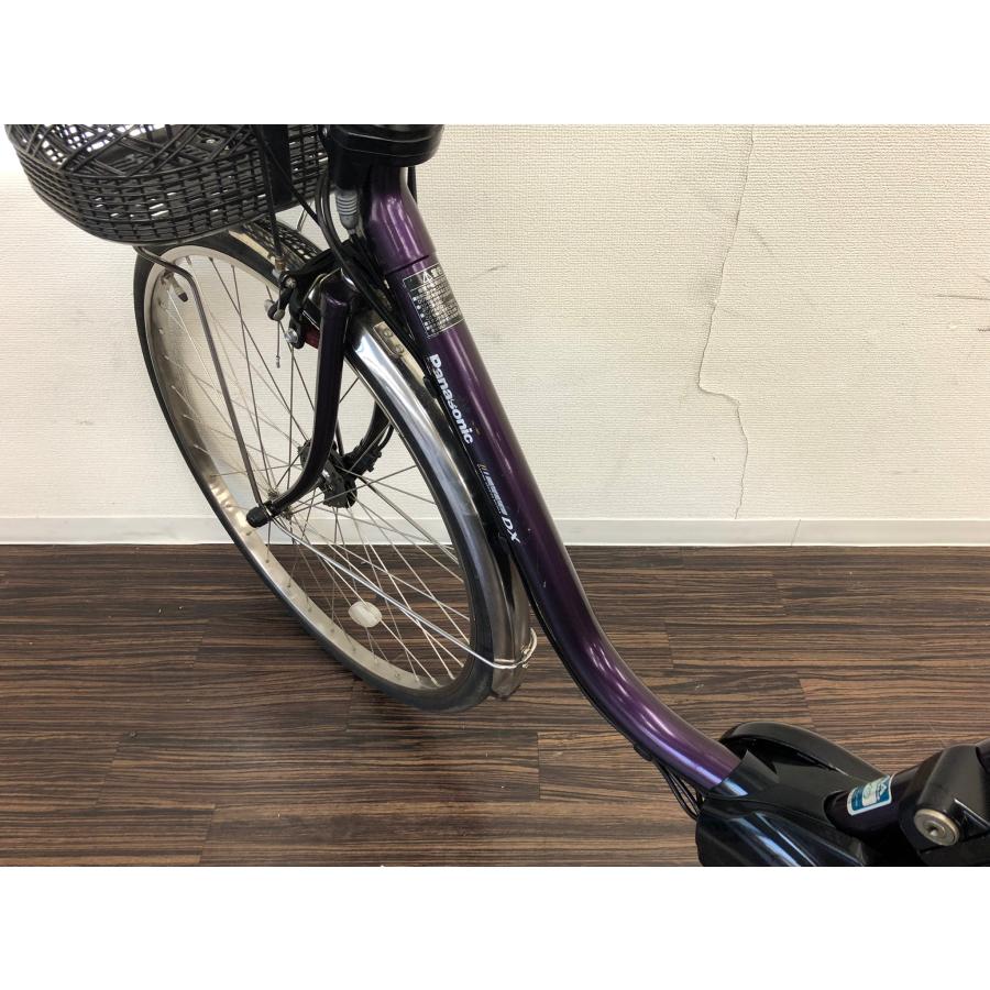 496 パナソニック最新機種電動アシスト自転車vivi26インチパープルボディー