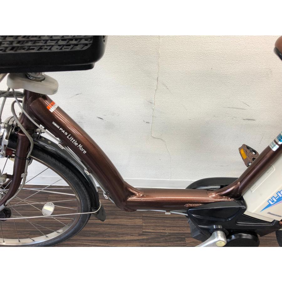 横浜在庫】電動自転車 ヤマハ パスリトルモア 22/26インチ ブラウン 