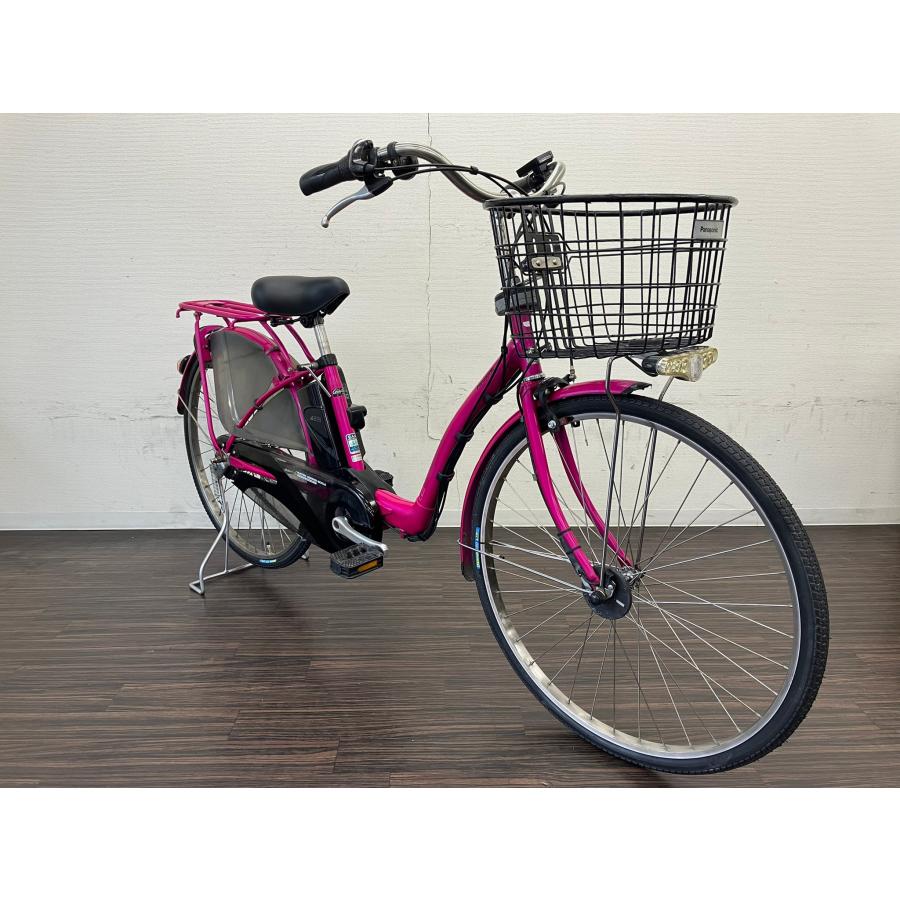 中古美品パナソニックGYUTTO電動アシスト自転車26インチピンク