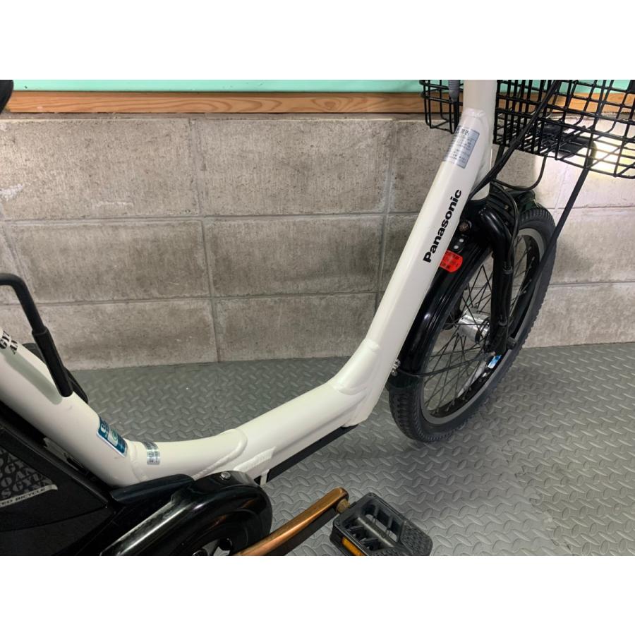 【期間限定10000円OFF！！】電動自転車　パナソニック　GYUTTO ANNYS　20インチ　2014年　8ah　白　｜mizocool｜05