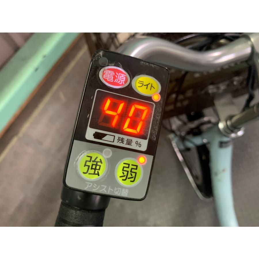 電動自転車 ブリヂストン アシスタ 20インチ 水色 8ah 2019年頃 :2031 