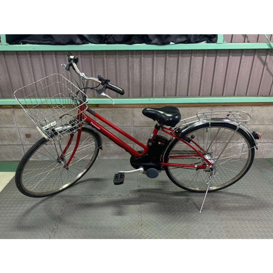 神戸在庫】電動自転車 パナソニック ティモDX 27インチ 赤 12ah 2017  