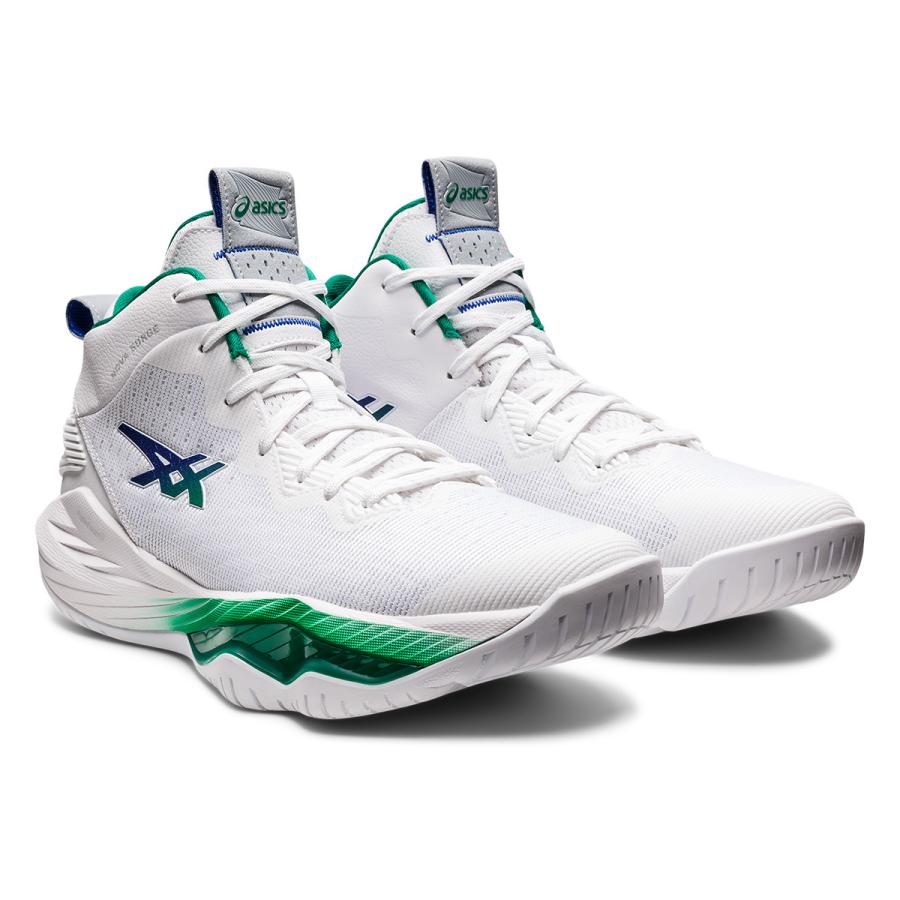 新作人気 バスケ バッシュ スタンダード レギュラー ラスト アシックス Asics ノヴァサージ2 Nova Surge2 White Kale 1061a040 101