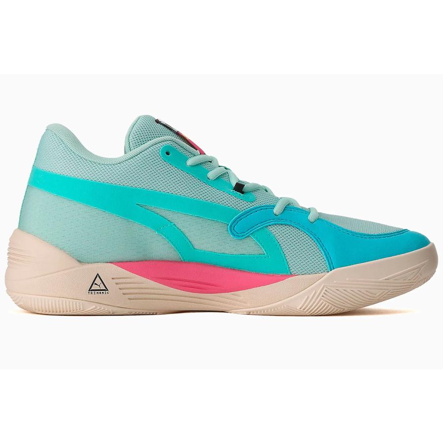 安心発送 バスケ バッシュ プーマ Puma Trc ブレイズ コート Eggshell Blue Elektro Pool 3765 08 Rmladv Com Br