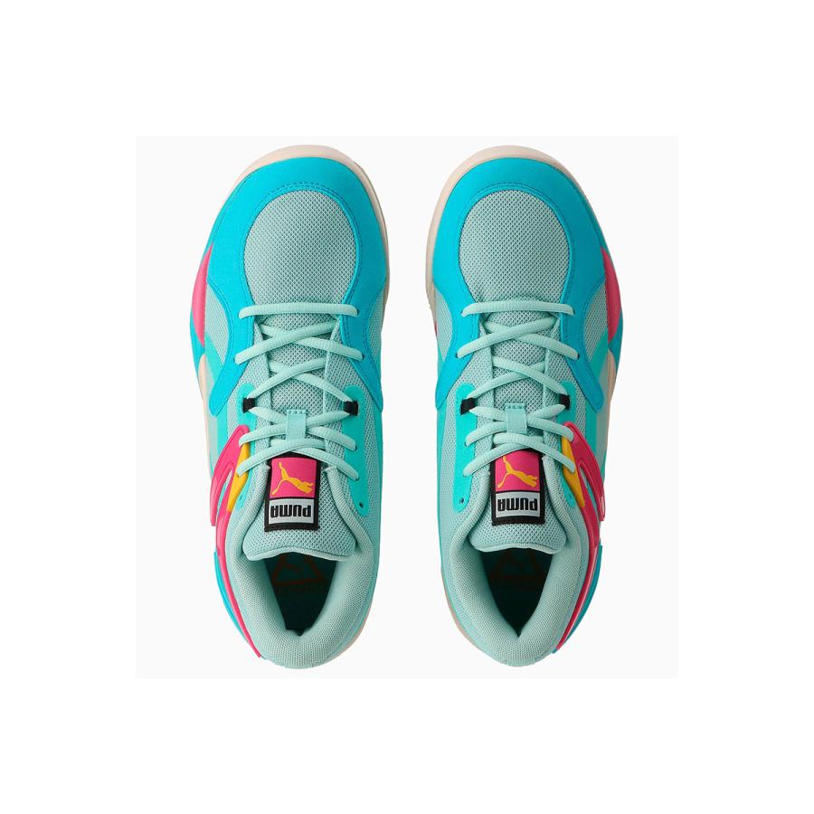 安心発送 バスケ バッシュ プーマ Puma Trc ブレイズ コート Eggshell Blue Elektro Pool 3765 08 Rmladv Com Br