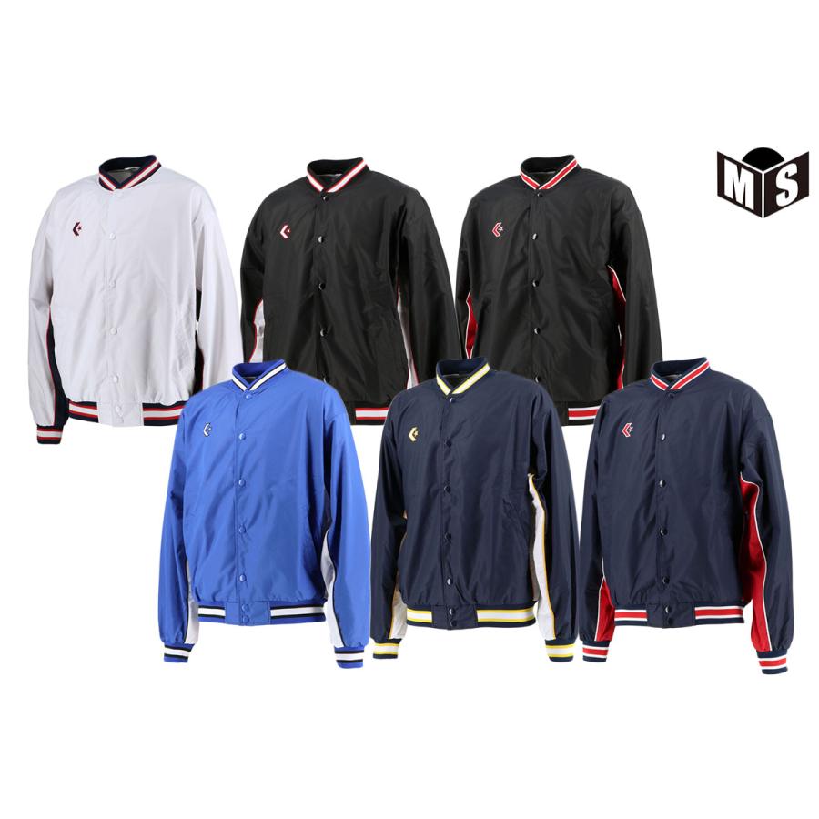 CONVERSE コンバース ウォームアップジャケット 前ボタン バスケット トレーニングウェア CB182112S-1964 CONVERSE（コンバース） バスケ ウェア ウォームアップジャケット［前