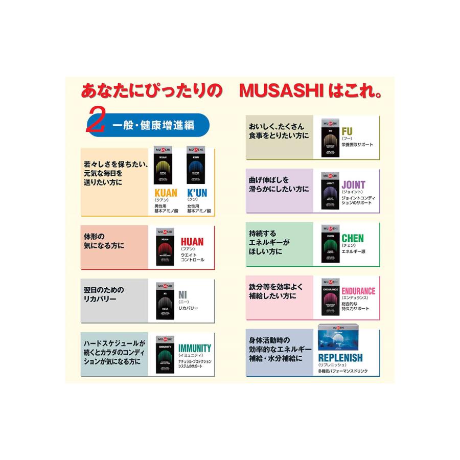 CHEN チェン 45本入り 瞬発力サポート ムサシ MUSASHI 【CHEN-00549