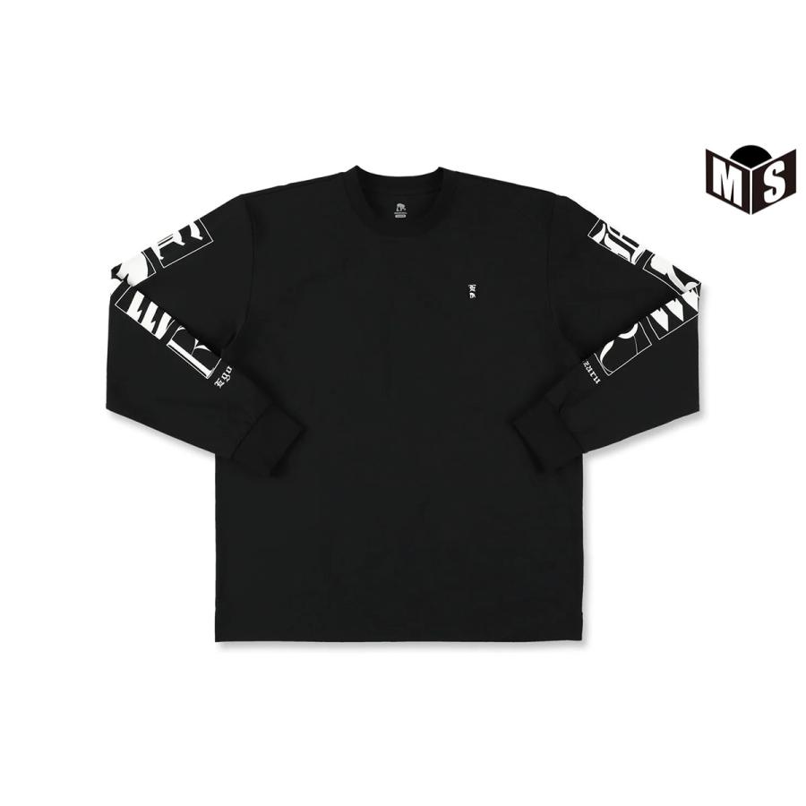 EGOZARU（エゴザル） 4スクエアオーバーサイズドロングスリーブTシャツ