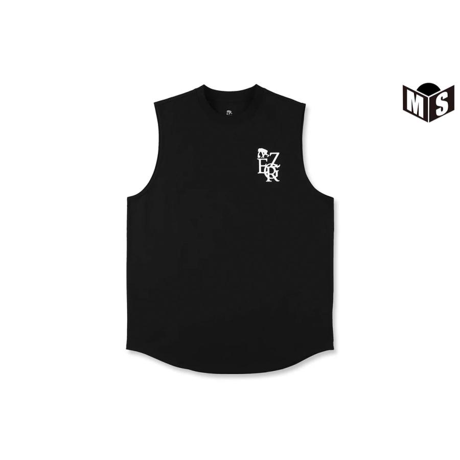 EGOZARU（エゴザル） カオスロゴ スリーブレスシャツ(EZBH