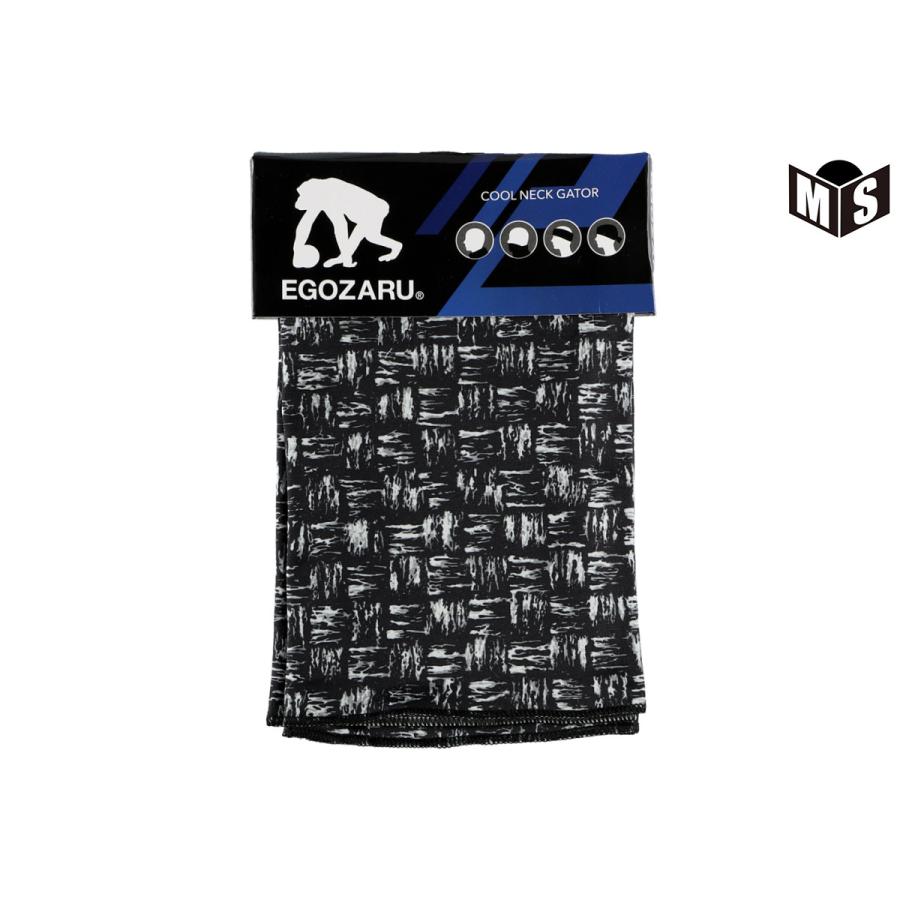 エゴザル 定価の88％ＯＦＦ EGOZARU BASKETCHECKクールネックゲイター ブラック 開店記念セール EZAC-16 返品 交換不可