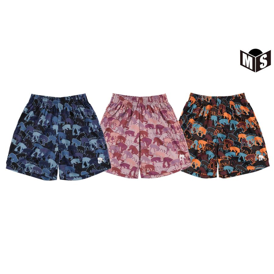 EGOZARU（エゴザル） ［ひざ上丈］ディファレントロゴ ショートパンツ