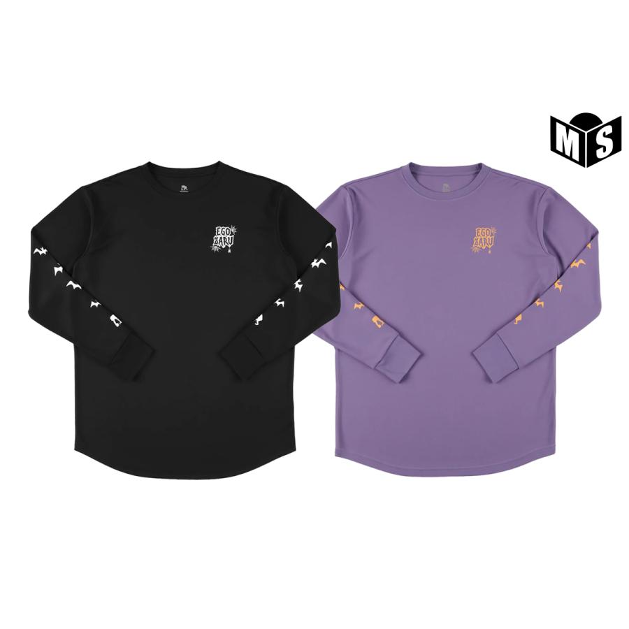 EGOZARU（エゴザル） ホラーロゴ ロングスリーブTシャツ